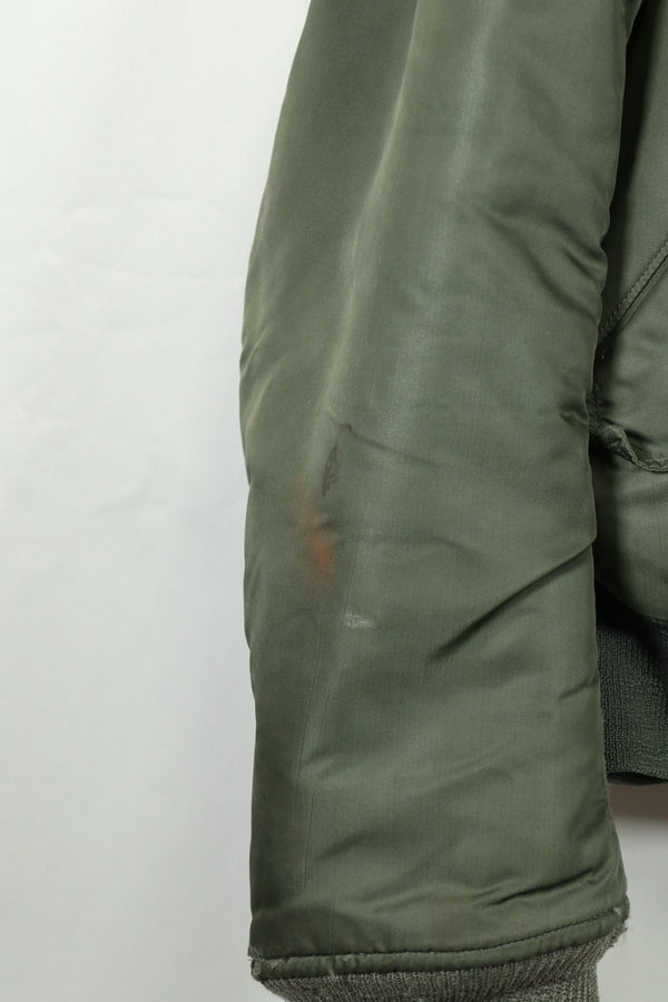 Real 1972 USAF flight jacket MA-1 used LARGE size