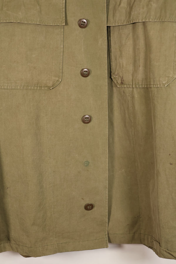 ทศวรรษ 1940, ขนาด M, ต้นแบบ, กองทัพสหรัฐฯ, เสื้อป๊อปลินฝ้ายสำหรับป่า, มือสอง