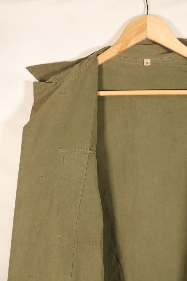 ทศวรรษ 1940, ขนาด M, ต้นแบบ, กองทัพสหรัฐฯ, เสื้อป๊อปลินฝ้ายสำหรับป่า, มือสอง