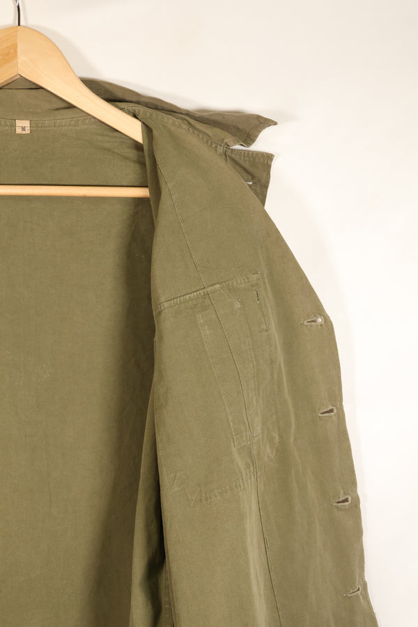 ทศวรรษ 1940, ขนาด M, ต้นแบบ, กองทัพสหรัฐฯ, เสื้อป๊อปลินฝ้ายสำหรับป่า, มือสอง