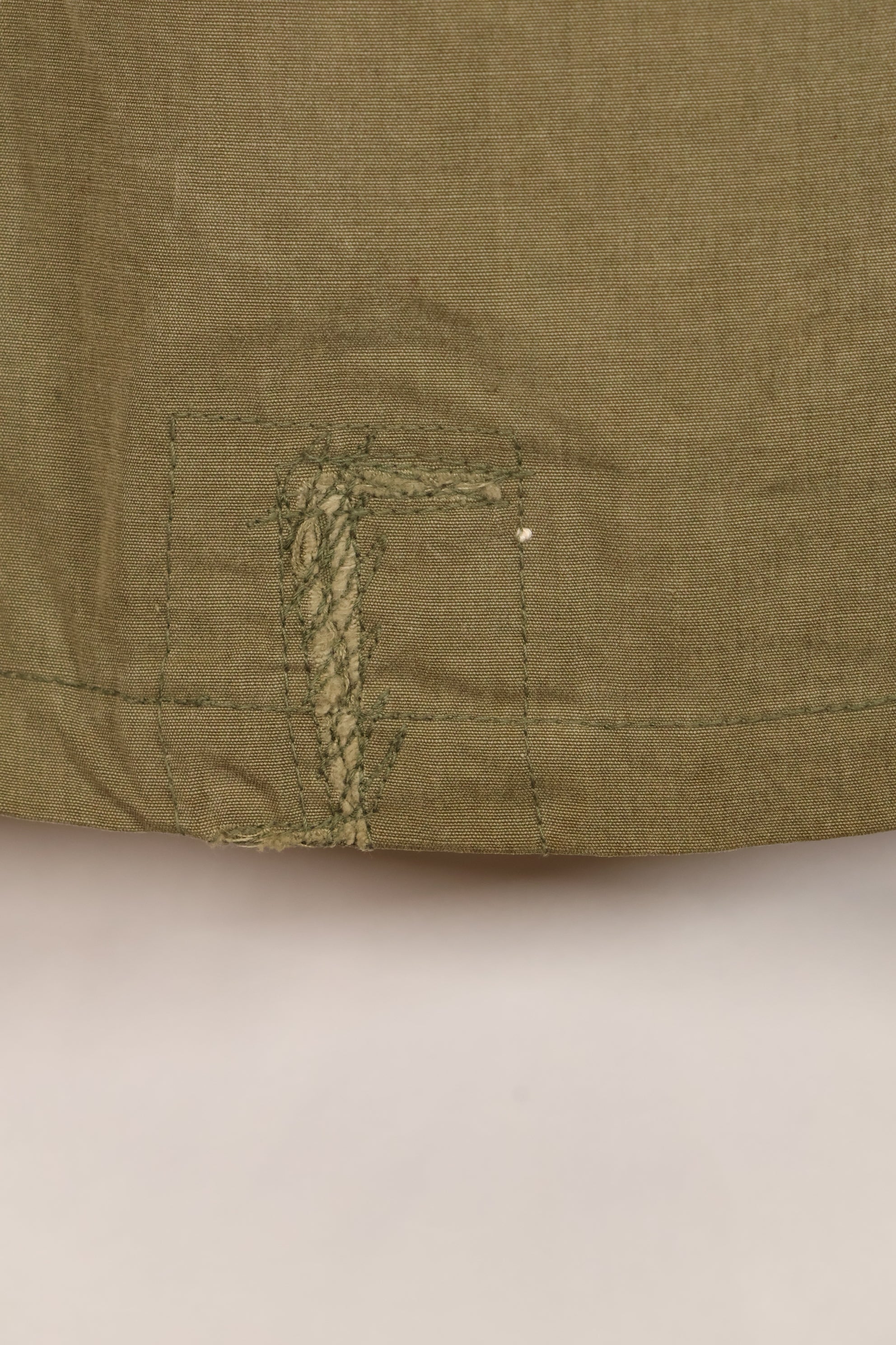 ทศวรรษ 1940, ขนาด M, ต้นแบบ, กองทัพสหรัฐฯ, เสื้อป๊อปลินฝ้ายสำหรับป่า, มือสอง