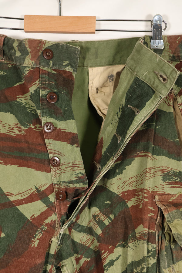 1960s กองทัพฝรั่งเศส กางเกงลายพรางริซาร์ด TAP 47/56 แพทเทิร์น มือสอง D