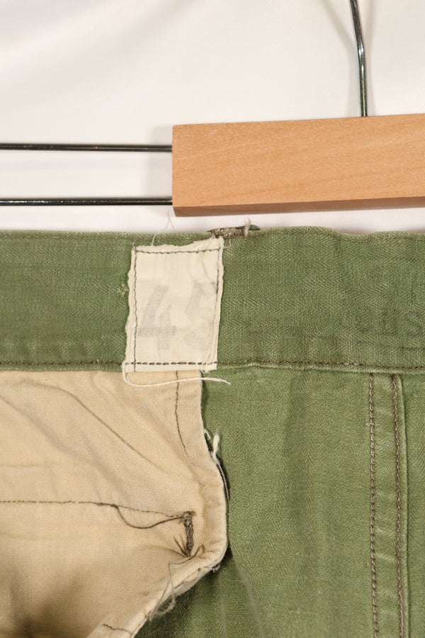 1960s กองทัพฝรั่งเศส กางเกงลายพรางริซาร์ด TAP 47/56 แพทเทิร์น มือสอง D