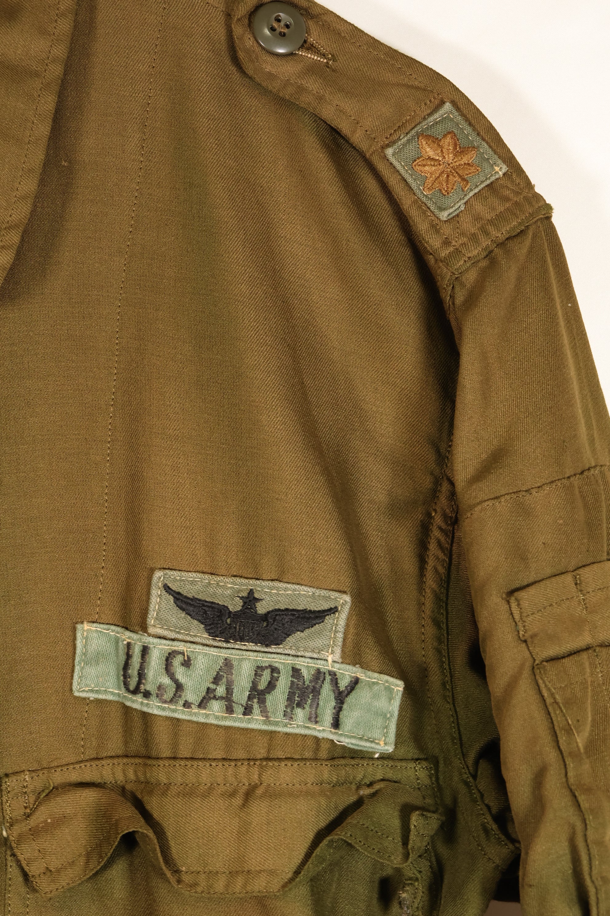 ปลายทศวรรษ 1960 – ตัวอย่างทดสอบ – กองทัพสหรัฐฯ – วัสดุ Nomex – ชุดบิน – มีตรา – มือสอง
