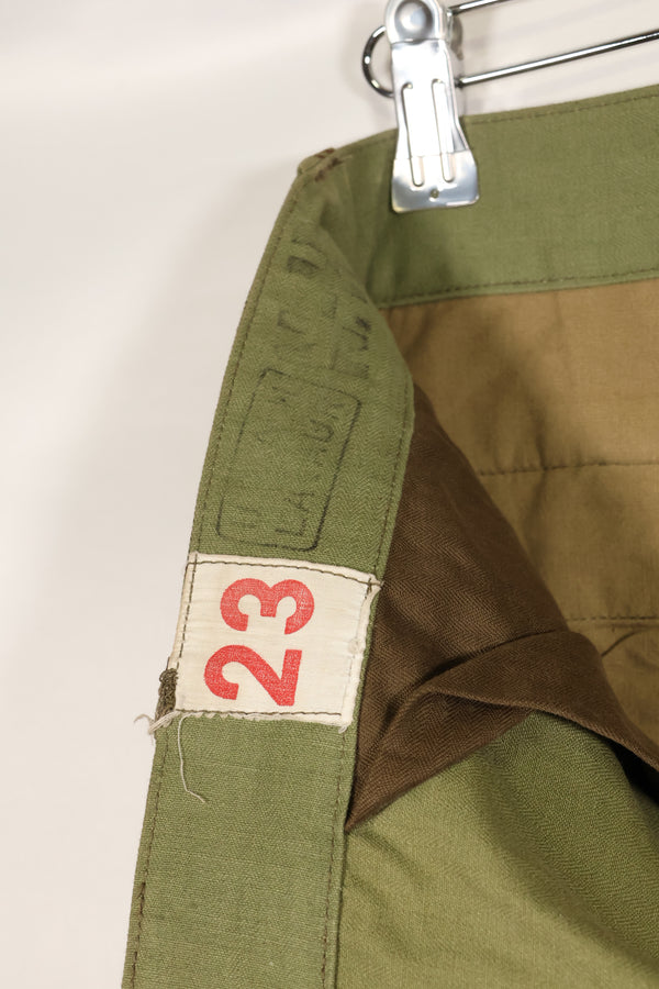 1960s ฝรั่งเศส ลายพรางลิซาร์ด กางเกงขาสั้น TAP 47/56 Pattern มือสอง E