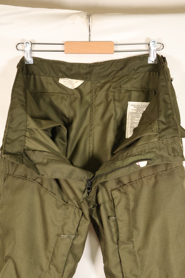 สัญญาปี 1971, สินค้าใหม่ที่ยังไม่เคยใช้, M-S, กองทัพสหรัฐฯ, ผ้า NOMEX, กางเกงบินกันไฟ, สำหรับนักบิน, ป้ายกระดาษหาย