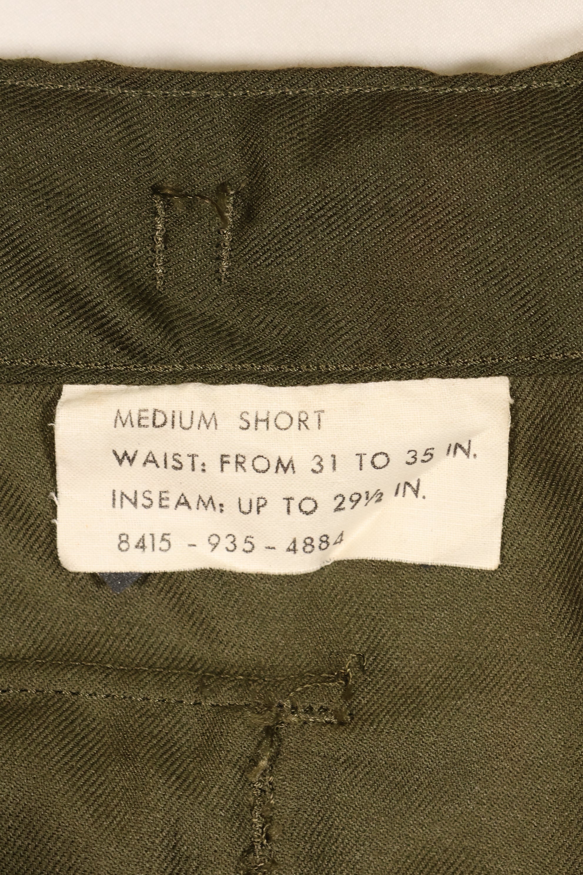 สัญญาปี 1971, สินค้าใหม่ที่ยังไม่เคยใช้, M-S, กองทัพสหรัฐฯ, ผ้า NOMEX, กางเกงบินกันไฟ, สำหรับนักบิน, ป้ายกระดาษหาย