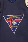 เสื้อแจ็คเก็ตบำรุงรักษาดาดฟ้าสำหรับลาดตระเวนต่อต้านเรือดำน้ำของกองทัพเรือสหรัฐฯ ปี 1968 พร้อมแผ่นป้ายที่ผลิตในท้องถิ่น มือสอง