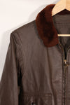 เสื้อแจ็คเก็ต G-1 Flight Jacket ของกองทัพเรือสหรัฐฯ มือสองจากช่วงปี 1950-1960 ไม่มีฉลากสัญญา