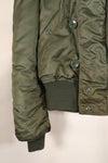 Late 1980s, MEDIUM, Civilian Use, Made by Alpha Industries, N2-B Flight Jacket, Used