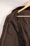 เสื้อแจ็คเก็ต G-1 Flight Jacket ของกองทัพเรือสหรัฐฯ มือสองจากช่วงปี 1950-1960 ไม่มีฉลากสัญญา
