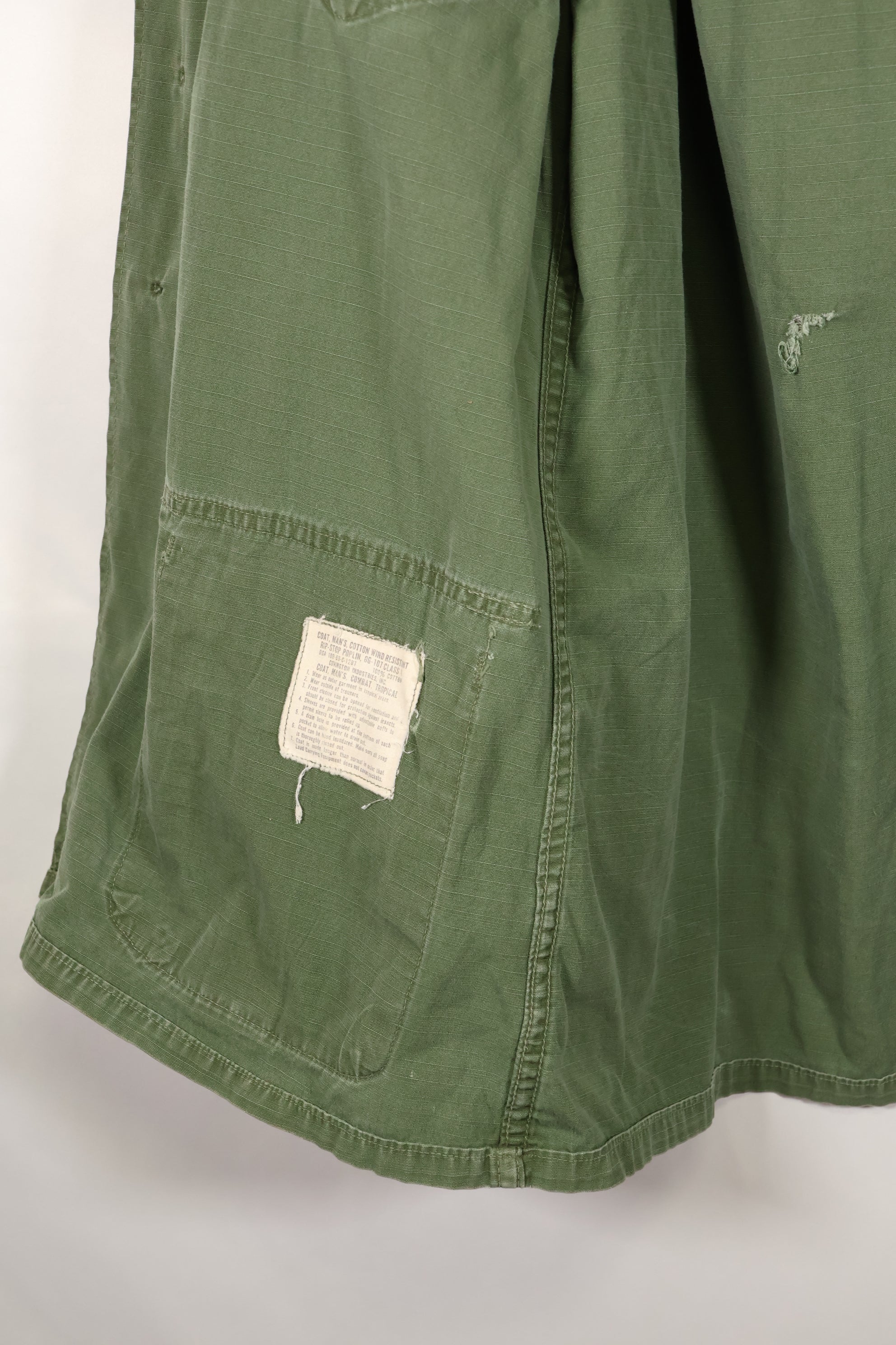 1969 Contract M-R 4th Model Jungle Fatigue Jacket Used