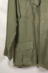 1968 Contract X-L-R 4th Model Jungle Fatigue Jacket, faded, used.