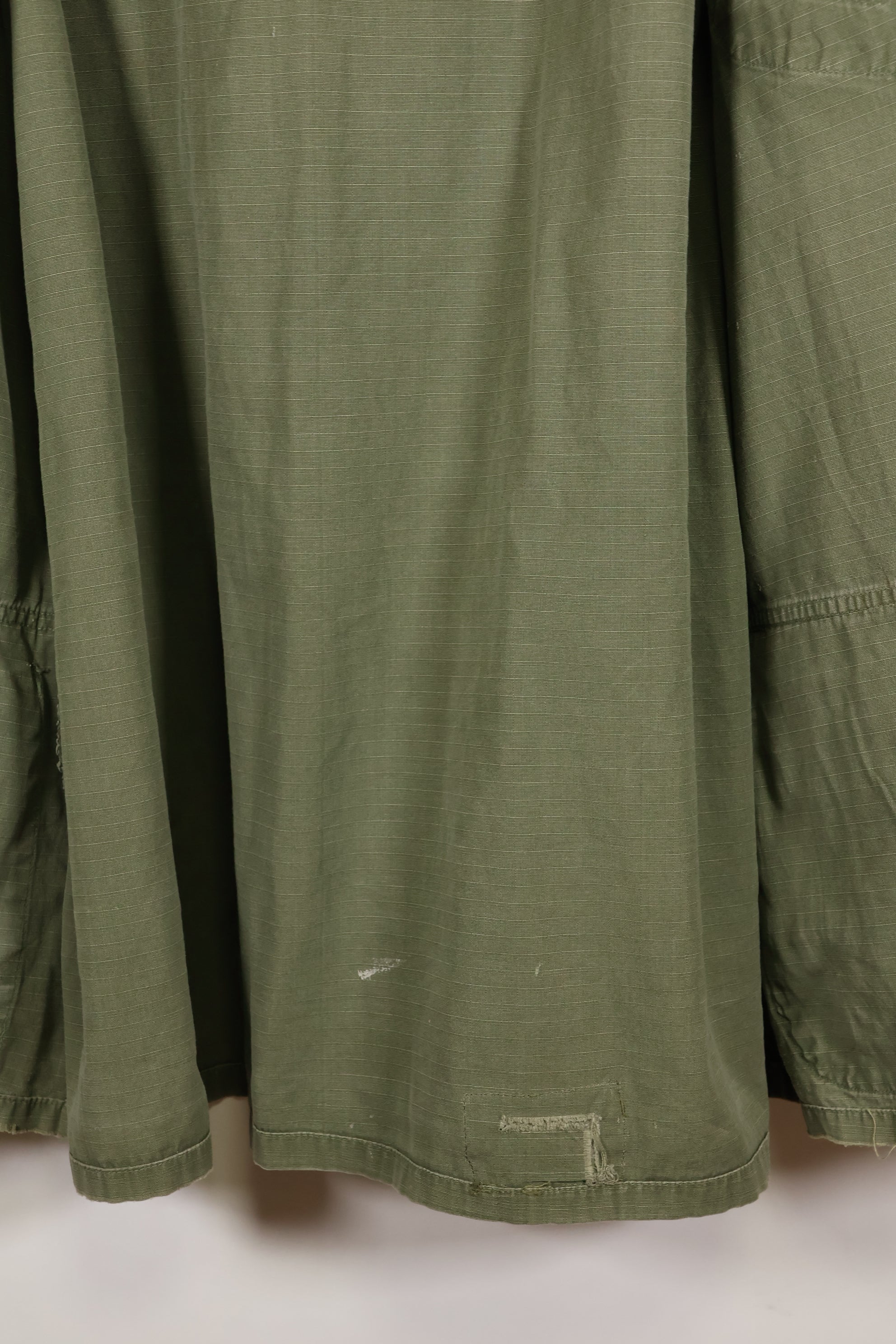1968 Contract X-L-R 4th Model Jungle Fatigue Jacket, faded, used.