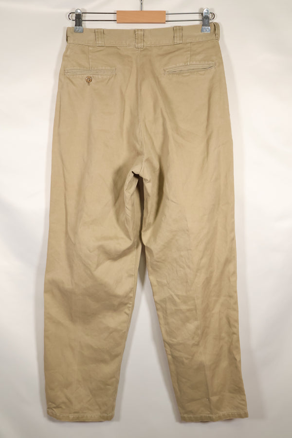1960s 30X31 U.S. Army khaki pants, chinos, used A