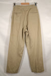 1960s 29X31 U.S. Army khaki pants, chinos, used, B