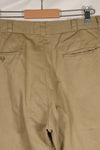 1960s U.S. Army khaki pants, chinos, used, C
