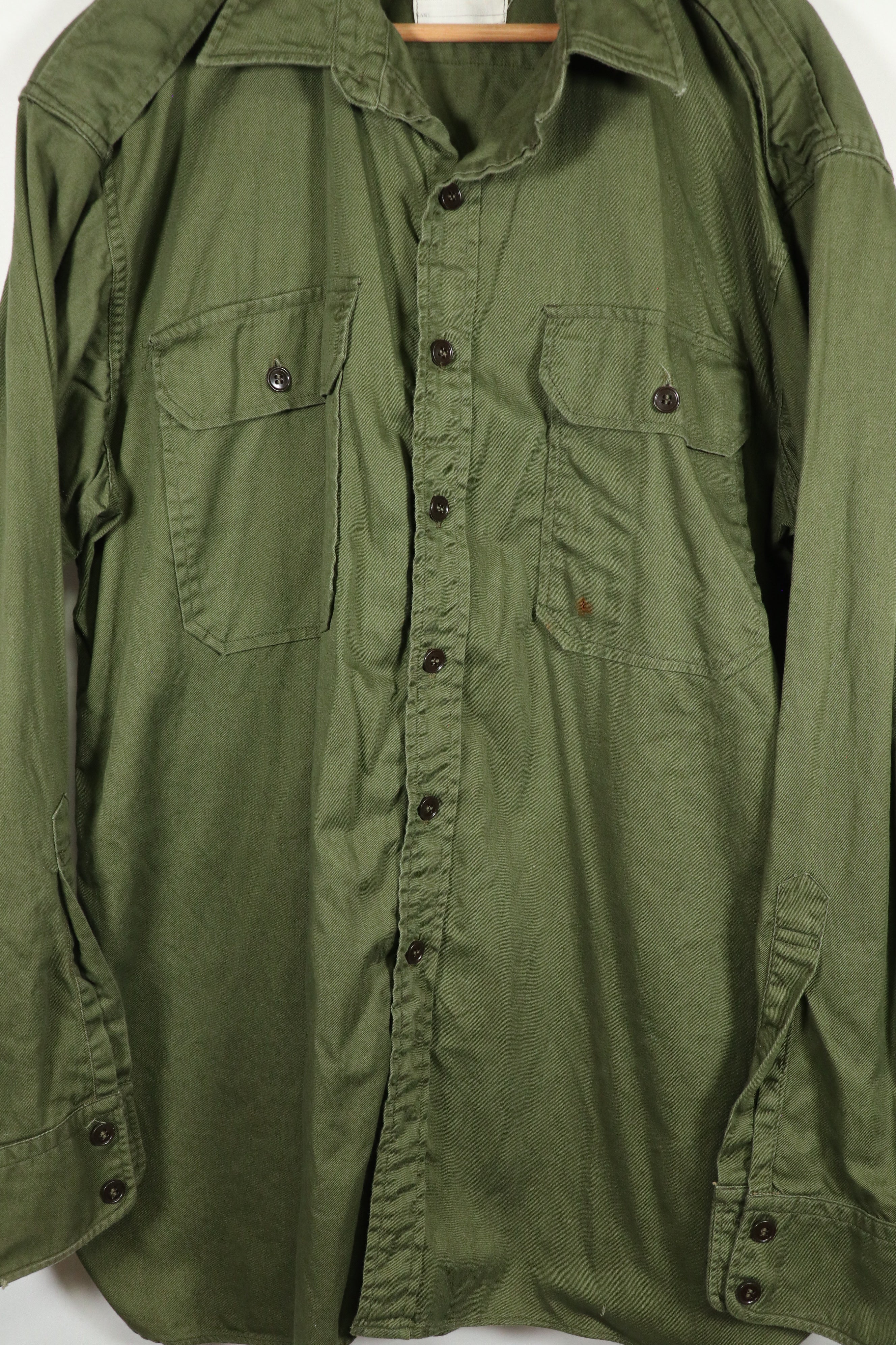 実物　1965年製　オーストラリア軍　ファティーグシャツ　中古品