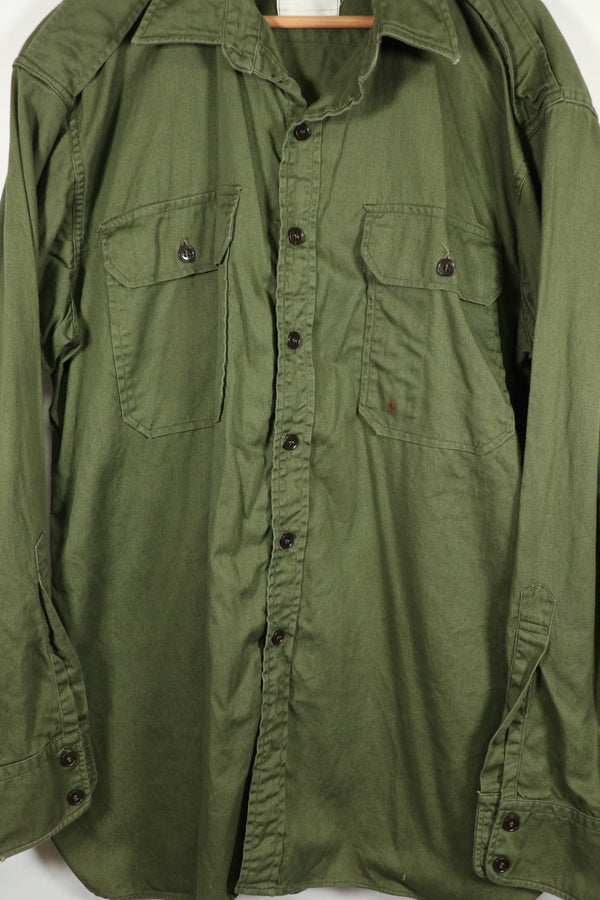 実物　1965年製　オーストラリア軍　ファティーグシャツ　中古品