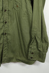 実物　1965年製　オーストラリア軍　ファティーグシャツ　中古品