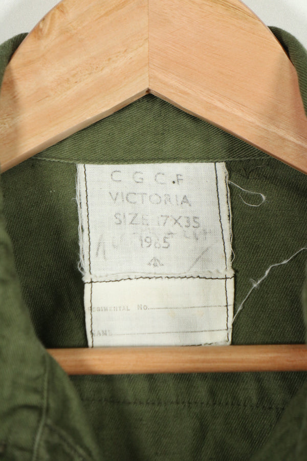 実物　1965年製　オーストラリア軍　ファティーグシャツ　中古品