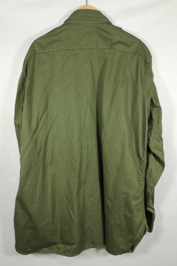 実物　1965年製　オーストラリア軍　ファティーグシャツ　中古品