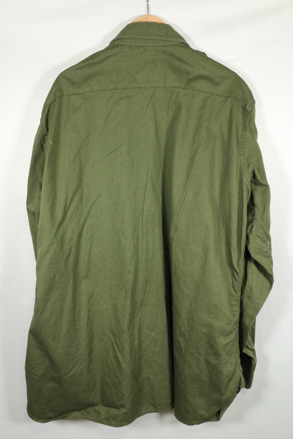 実物　1965年製　オーストラリア軍　ファティーグシャツ　中古品