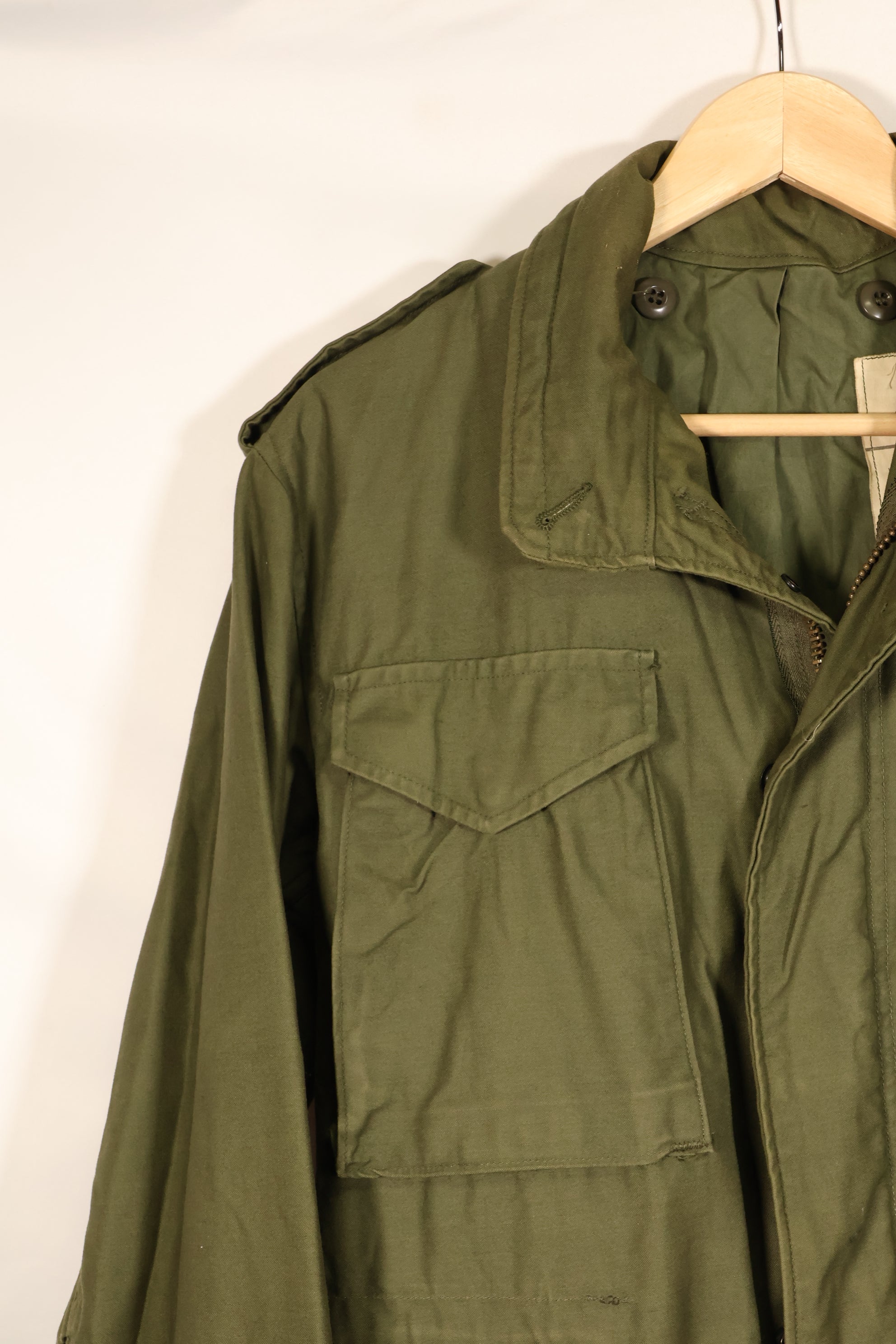 1975 Contract, S-R, U.S. Military, M65 Field Jacket, Good Condition, Jacket Only, Used