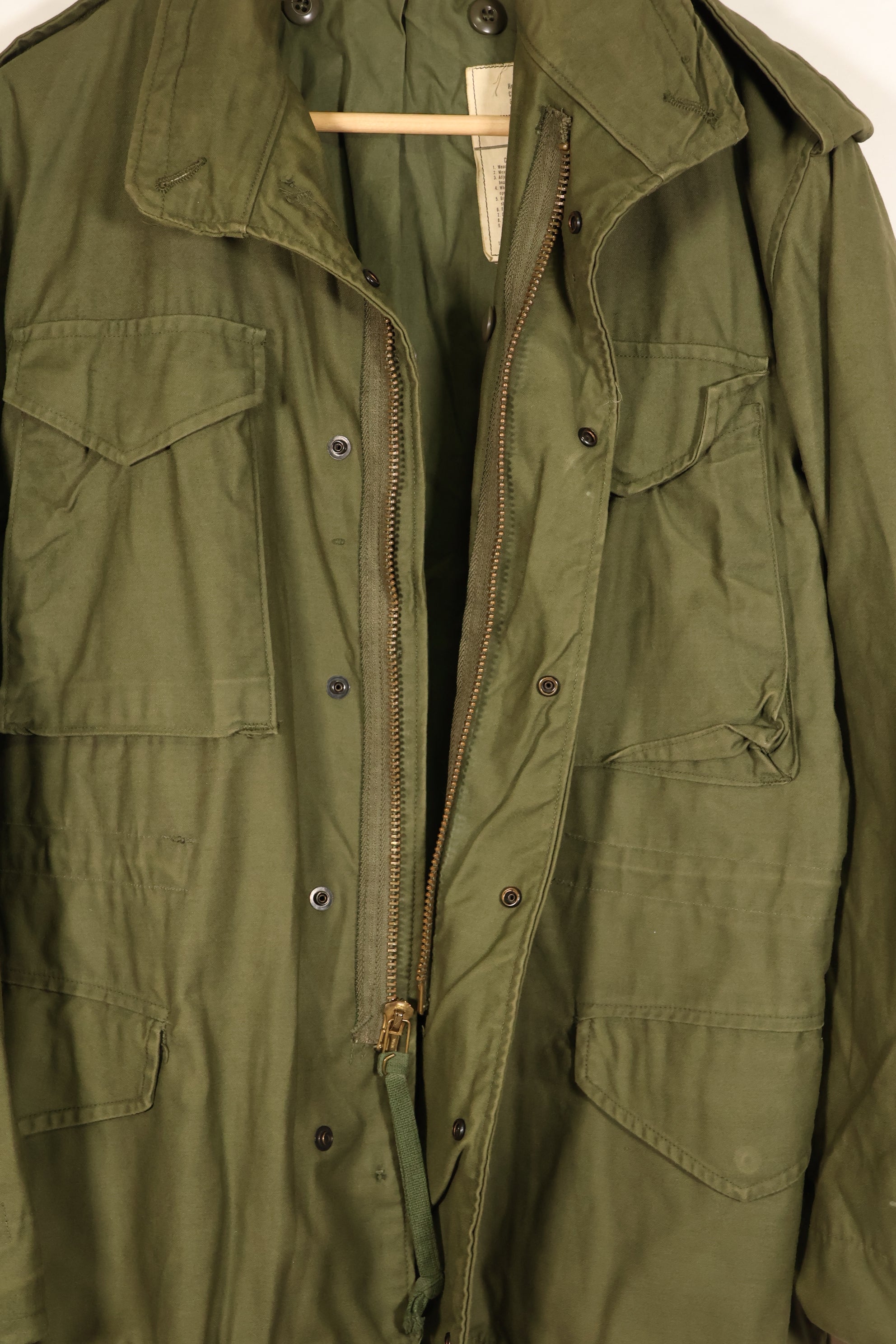 1975 Contract, S-R, U.S. Military, M65 Field Jacket, Good Condition, Jacket Only, Used