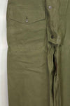 1940s-early 50s U.S. Navy, Army button deck pants, rain pants, used, B