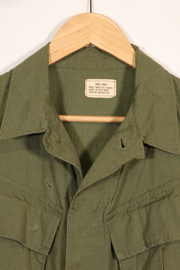 เสื้อแจ็คเก็ต Jungle Fatigue มือสอง รุ่น 4th Model ฤดูใบไม้ผลิ/ฤดูร้อน ปี 1968