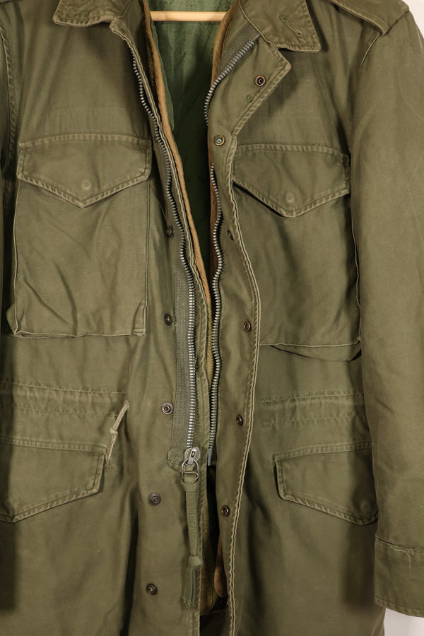 1960年代前半ロット　M-R　アメリカ軍　M51　フィールドジャケット　ライナー付き　中古品