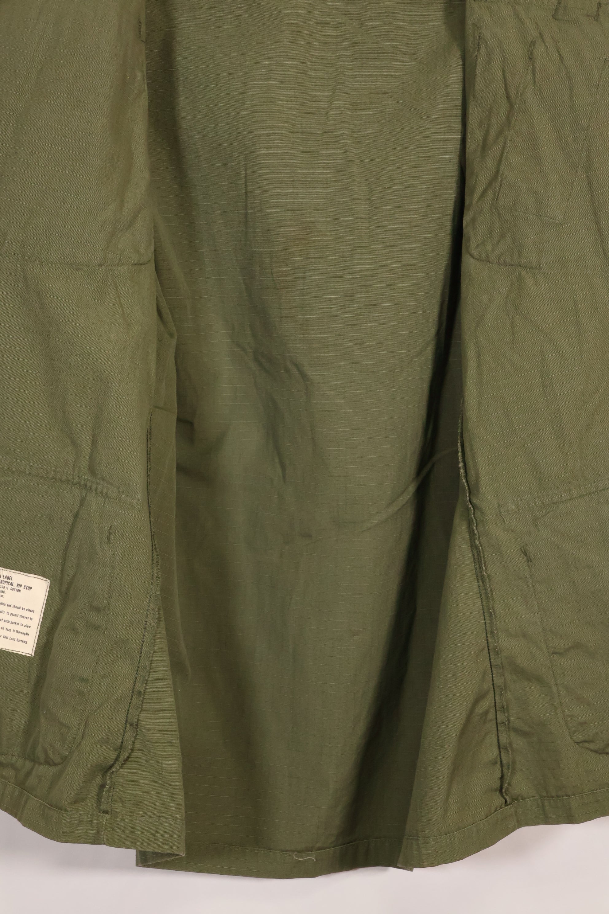 เสื้อแจ็คเก็ต Jungle Fatigue มือสอง รุ่น 4th Model ฤดูใบไม้ผลิ/ฤดูร้อน ปี 1968