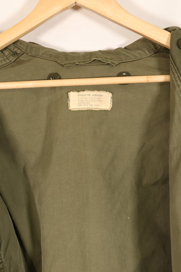 1960年代前半ロット　M-R　アメリカ軍　M51　フィールドジャケット　ライナー付き　中古品
