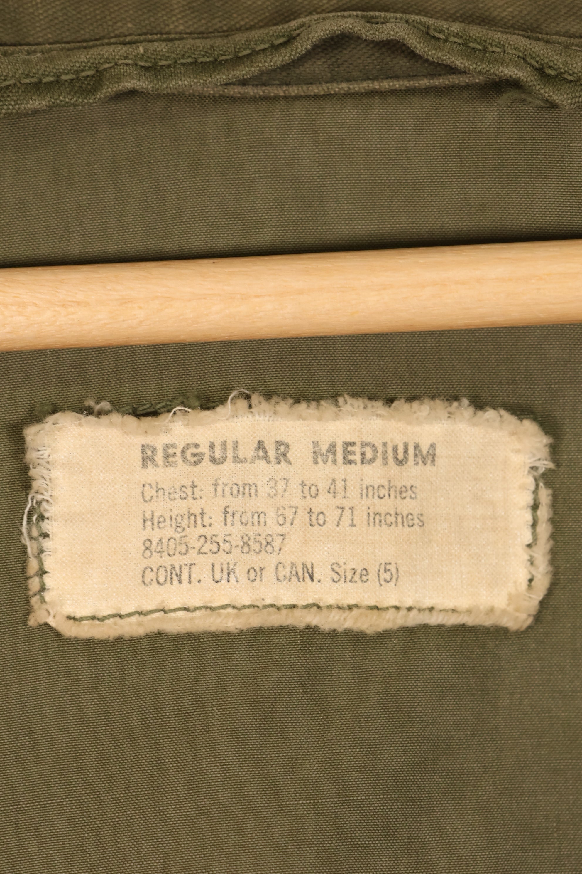 1960年代前半ロット　M-R　アメリカ軍　M51　フィールドジャケット　ライナー付き　中古品