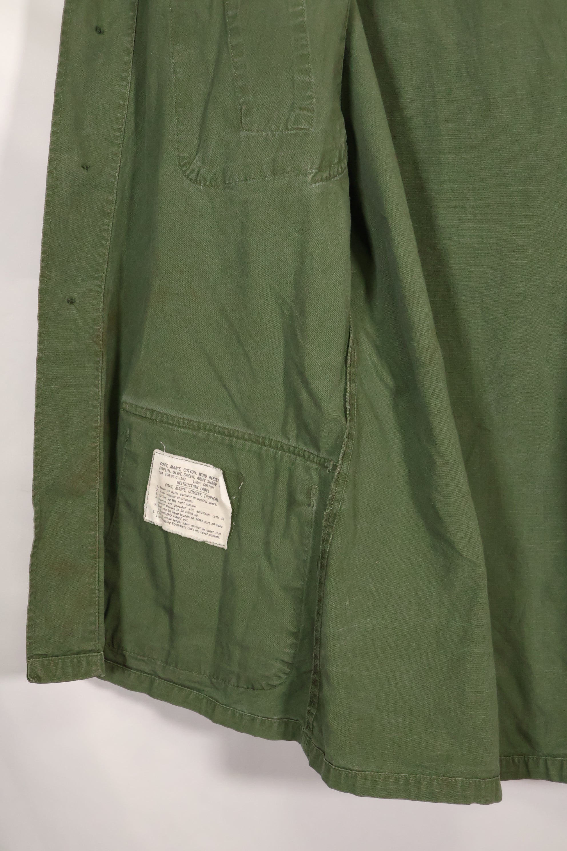 เสื้อแจ็คเก็ต Jungle Fatigue รุ่น MR 3rd Model ปี 1967 สภาพดี มือสอง