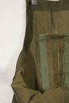 1940s-early 50s U.S. Navy deck pants, rain pants, used, C
