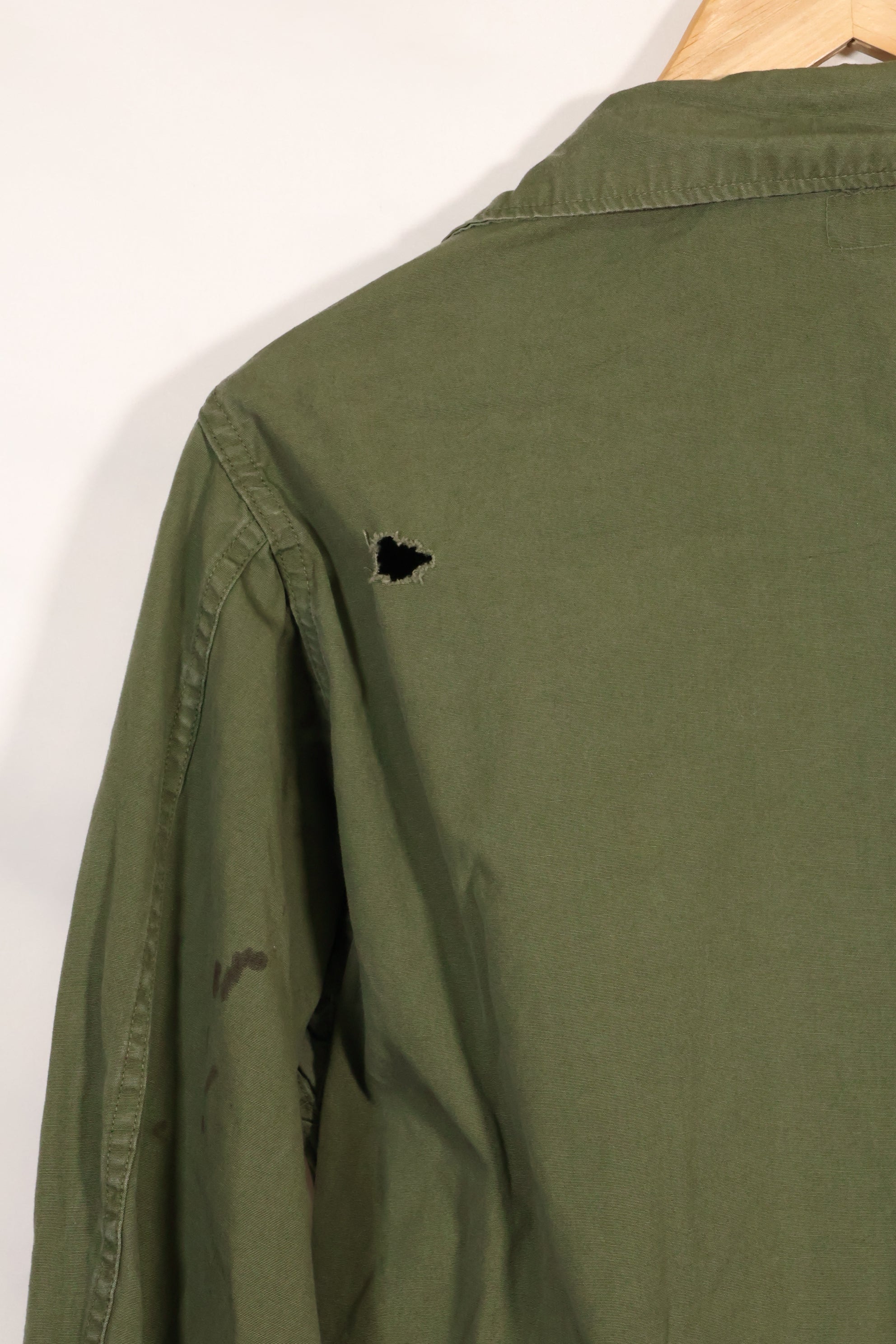 เสื้อแจ็คเก็ต Jungle Fatigue รุ่น SR 2nd Model ประมาณปี 1966-67 (ไม่มี Epaulettes) - มือสอง