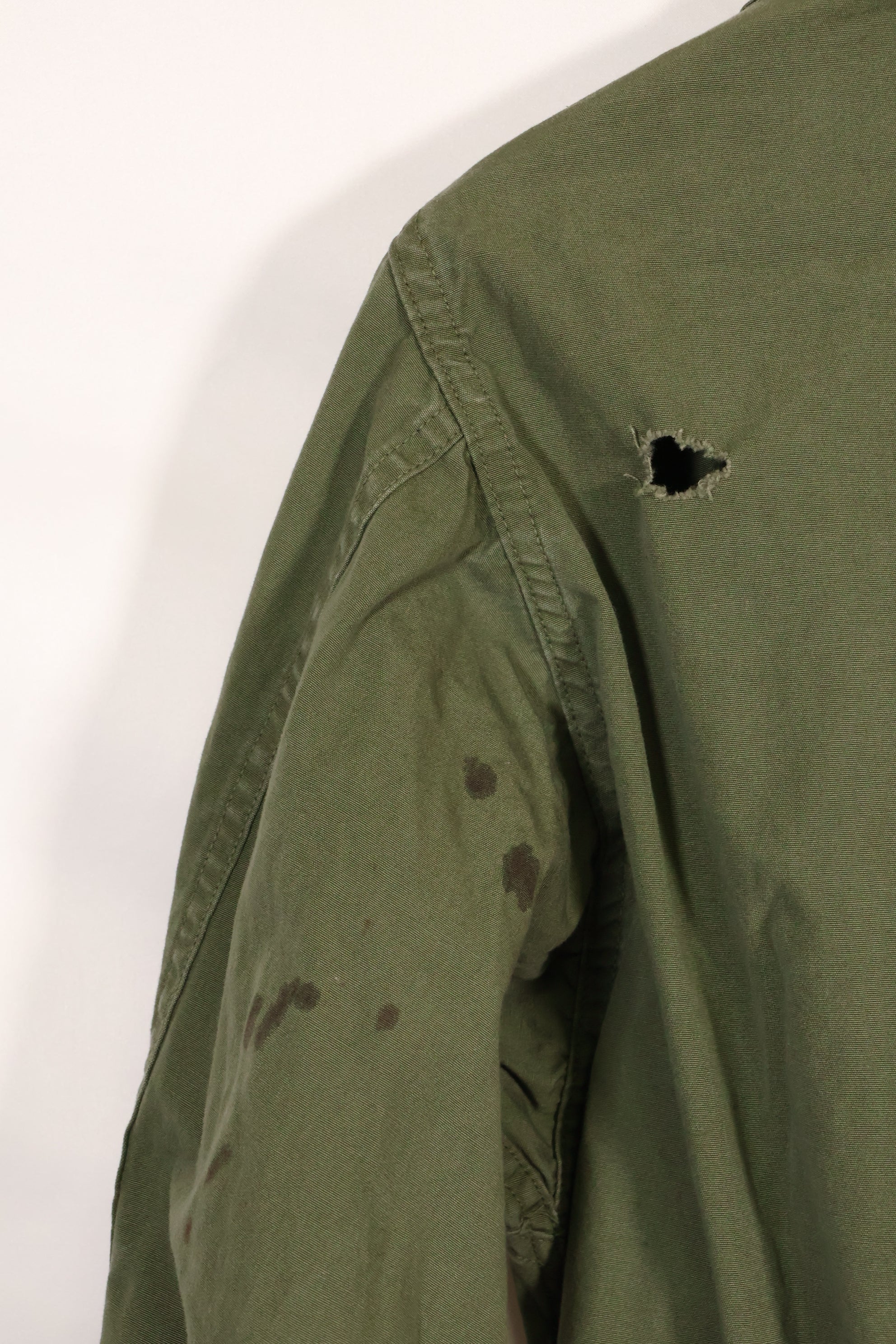 เสื้อแจ็คเก็ต Jungle Fatigue รุ่น SR 2nd Model ประมาณปี 1966-67 (ไม่มี Epaulettes) - มือสอง