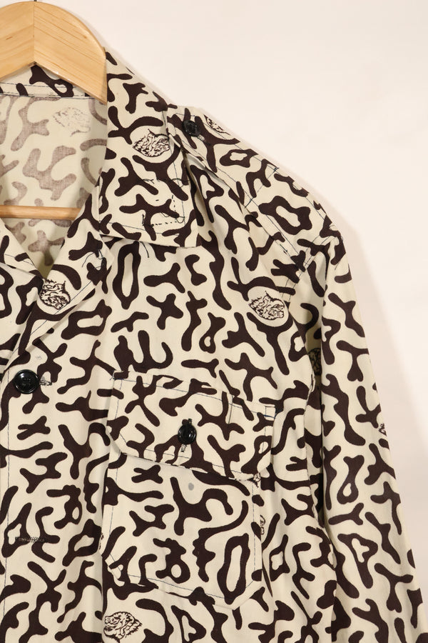 เสื้อลายพรางนักเรียนเกาหลียุค 80 ลายพรางฮันกึล แทบไม่ได้ใช้งาน ไซส์ A
