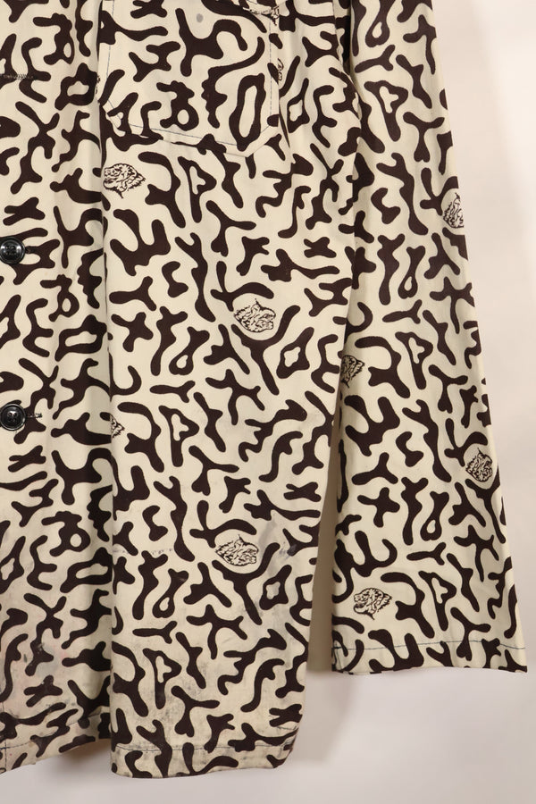 เสื้อลายพรางนักเรียนเกาหลียุค 80 ลายพรางฮันกึล แทบไม่ได้ใช้งาน ไซส์ A