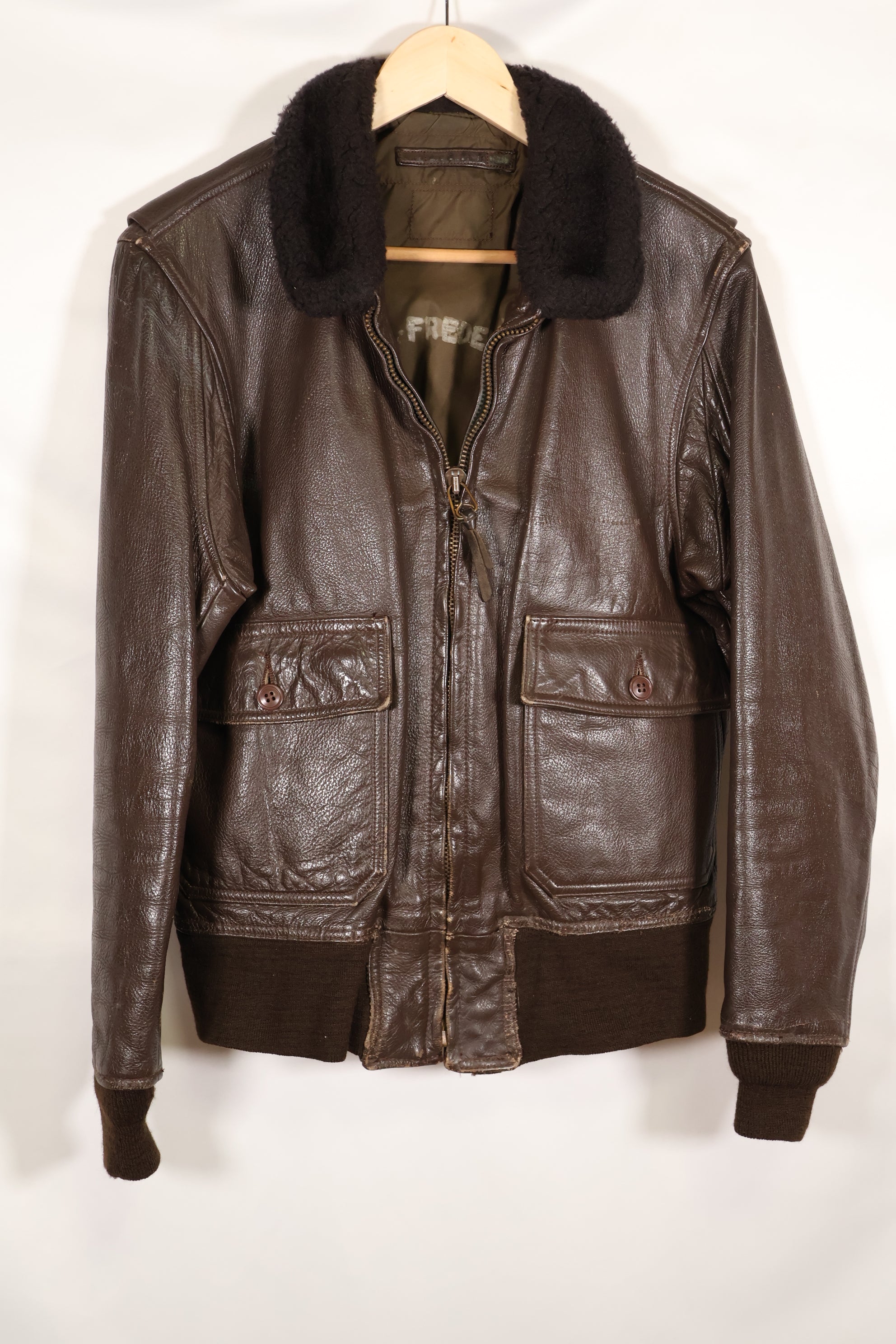 1970年代後半ロット　契約タグ欠損　G-1　インターメディエートゾーン　フライトジャケット　中古品