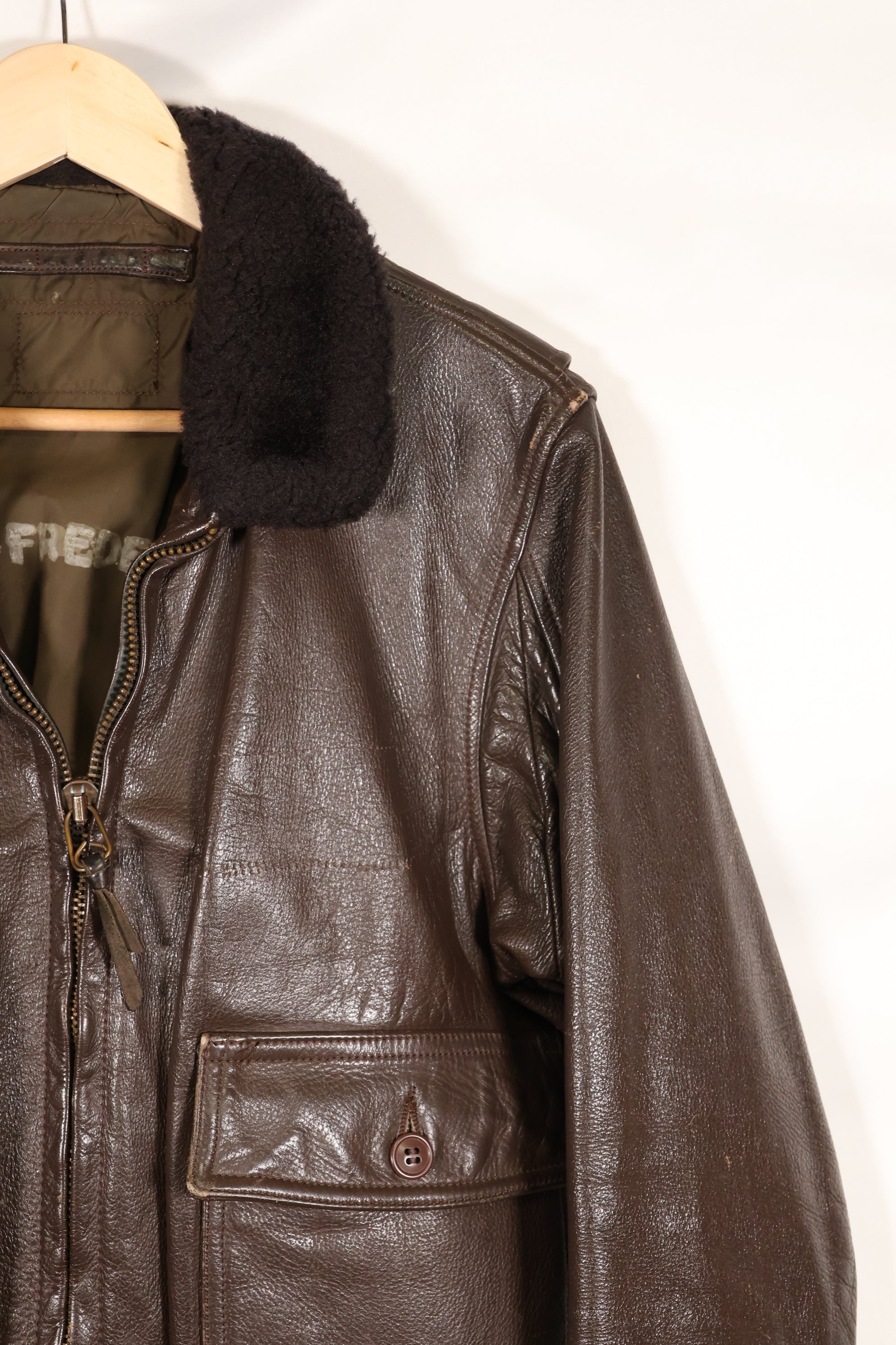 1970年代後半ロット　契約タグ欠損　G-1　インターメディエートゾーン　フライトジャケット　中古品