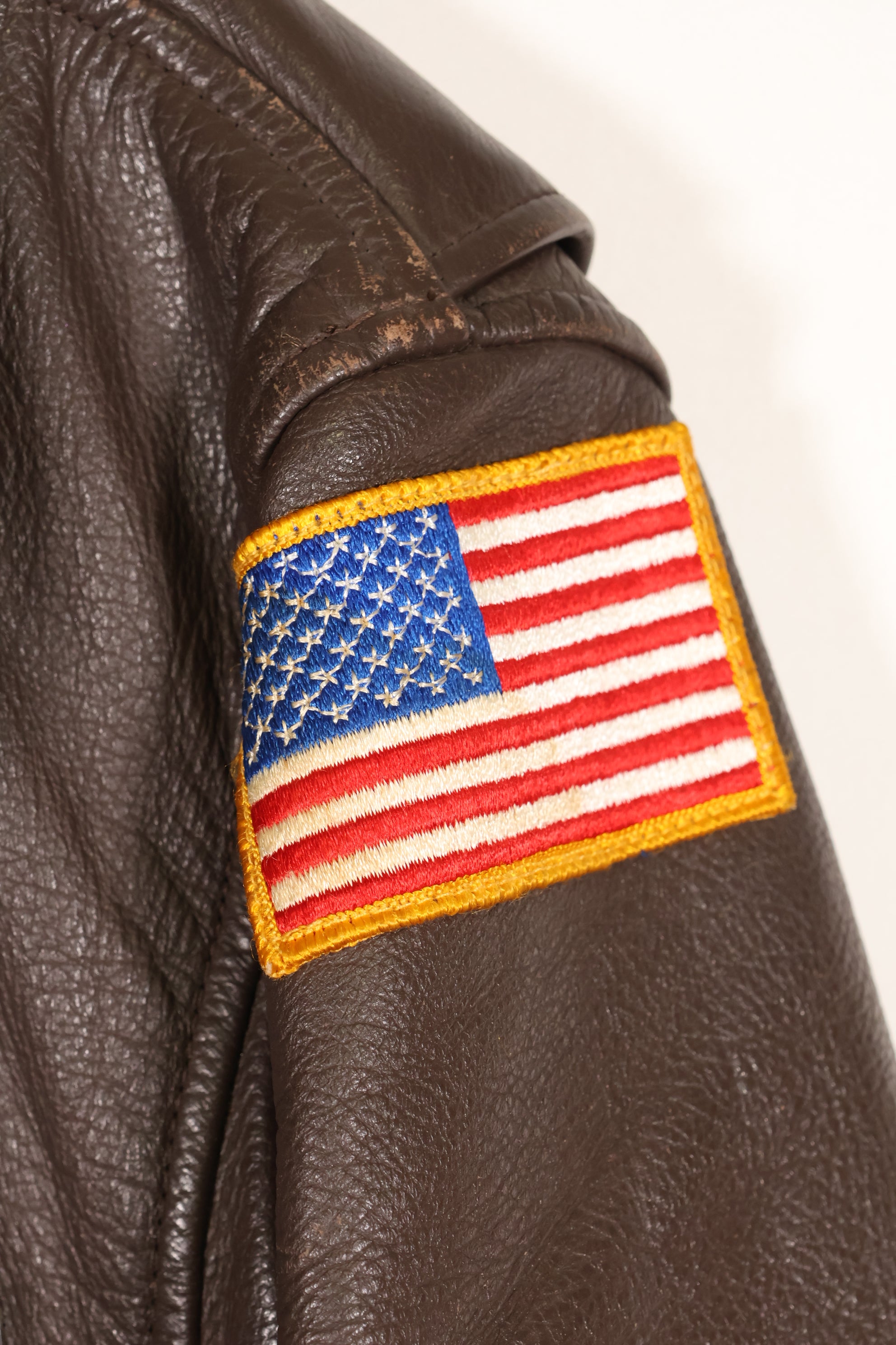 1970年代後半ロット　契約タグ欠損　G-1　インターメディエートゾーン　フライトジャケット　パッチ付き　中古品