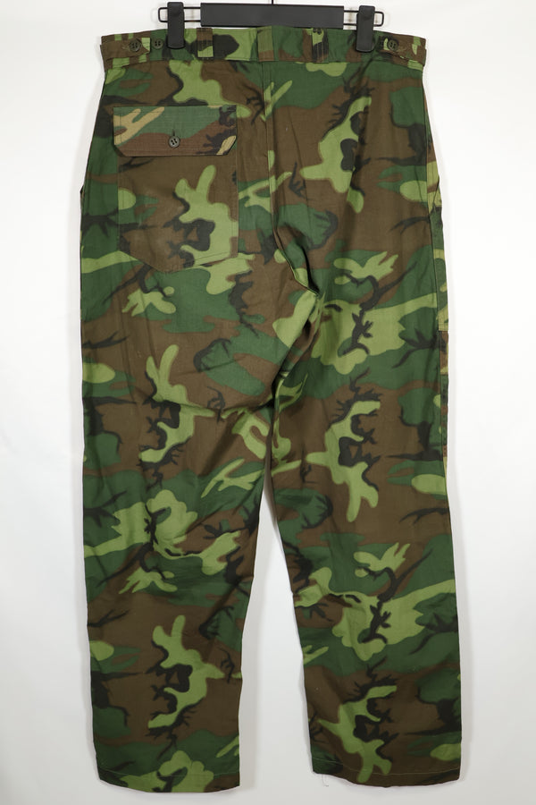Civilian Product Real fabric non ripstop ERDL camouflage hunting pants, unused.