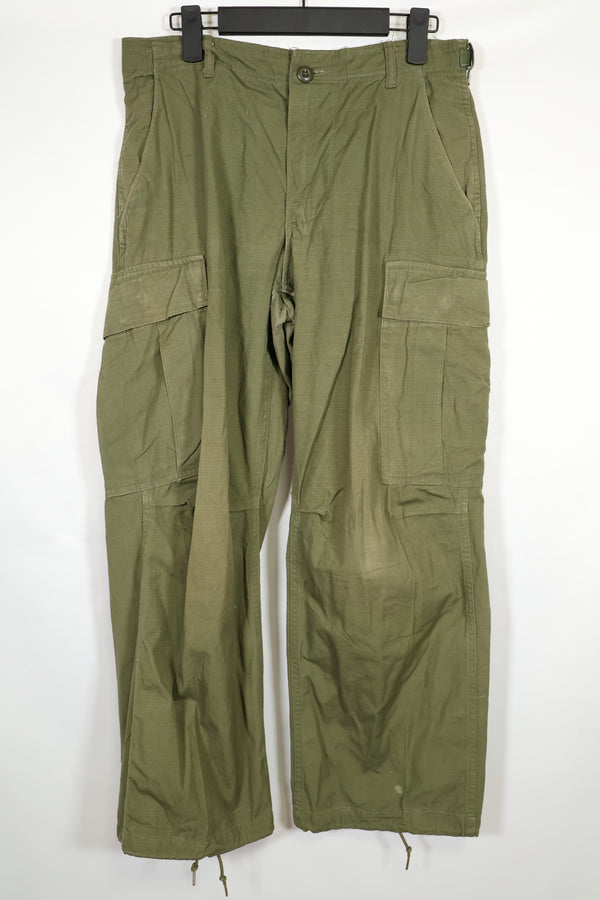 実物　1969年製　4th Model ジャングルファティーグ　SMALL-SHORT　パンツ　中古品