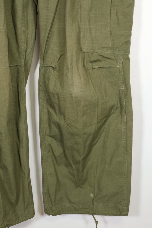 実物　1969年製　4th Model ジャングルファティーグ　SMALL-SHORT　パンツ　中古品