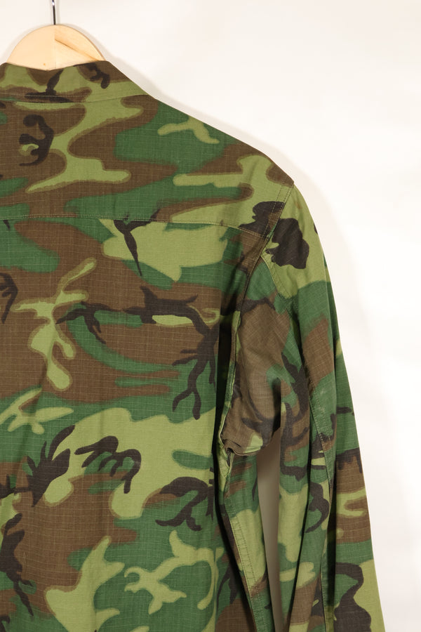 1969年契約　M-R　リップストップ　ERDL迷彩　ジャングルファティーグ　ジャケット　状態良い　中古品