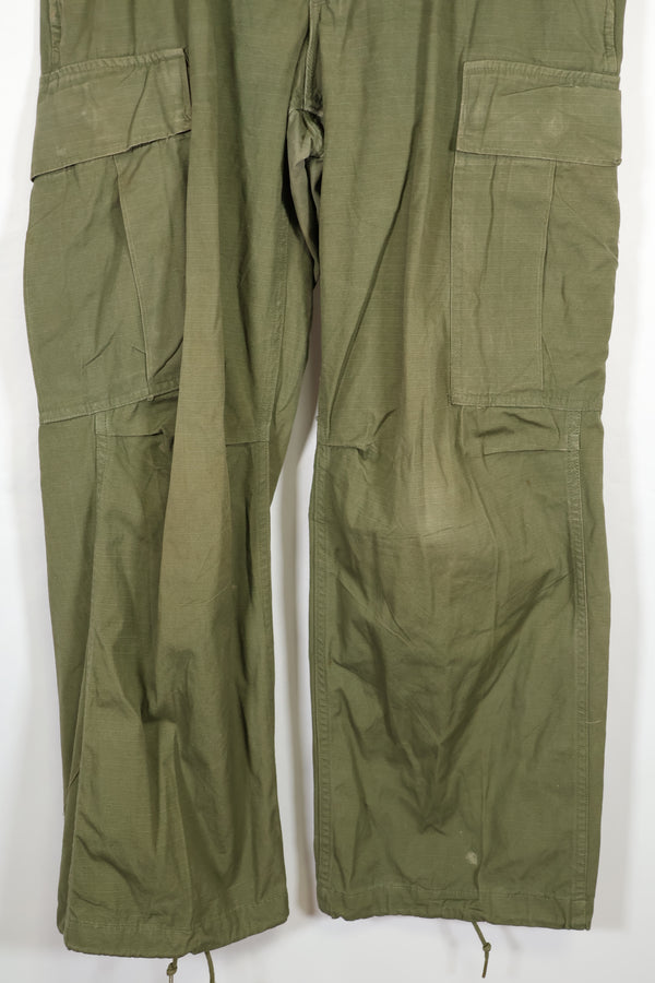 実物　1969年製　4th Model ジャングルファティーグ　SMALL-SHORT　パンツ　中古品