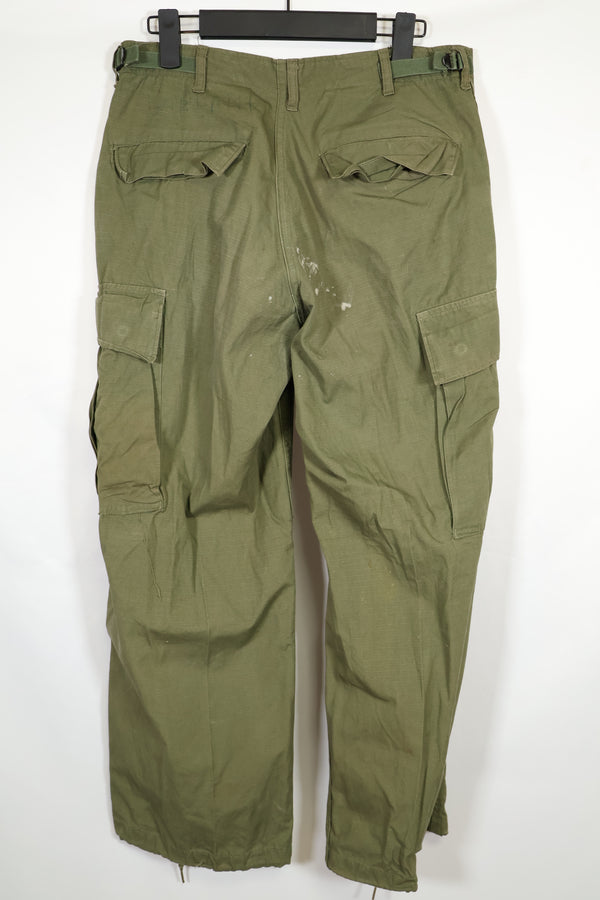 実物　1969年製　4th Model ジャングルファティーグ　SMALL-SHORT　パンツ　中古品